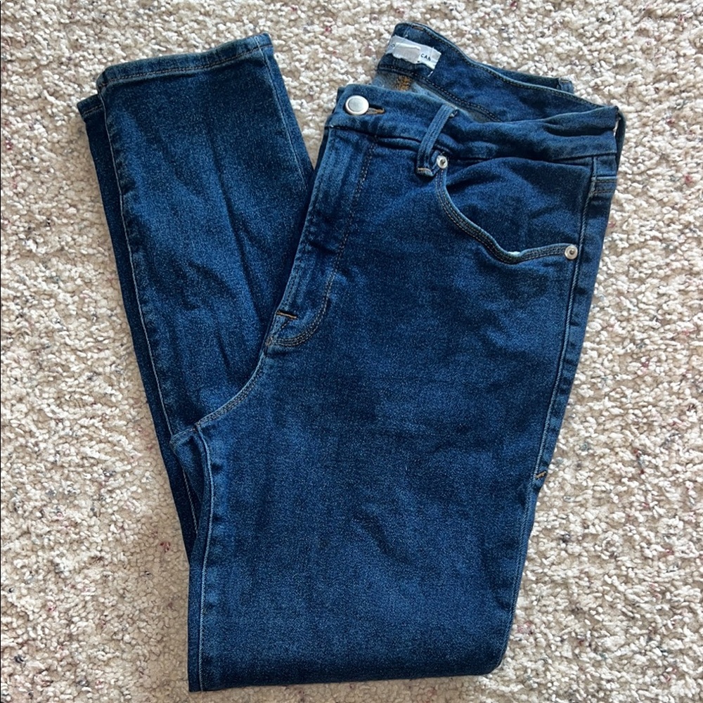 * Good American Blue Skinny Jeans Size 10 30